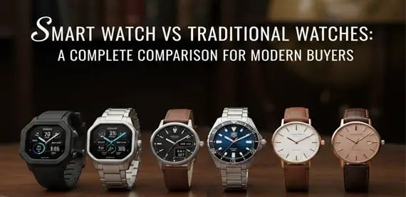 Smart watch vs Traditional watches: A Complete Comparison for Modern Buyers