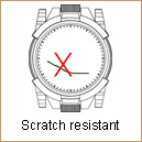 Scratch Resistant Glass Watches