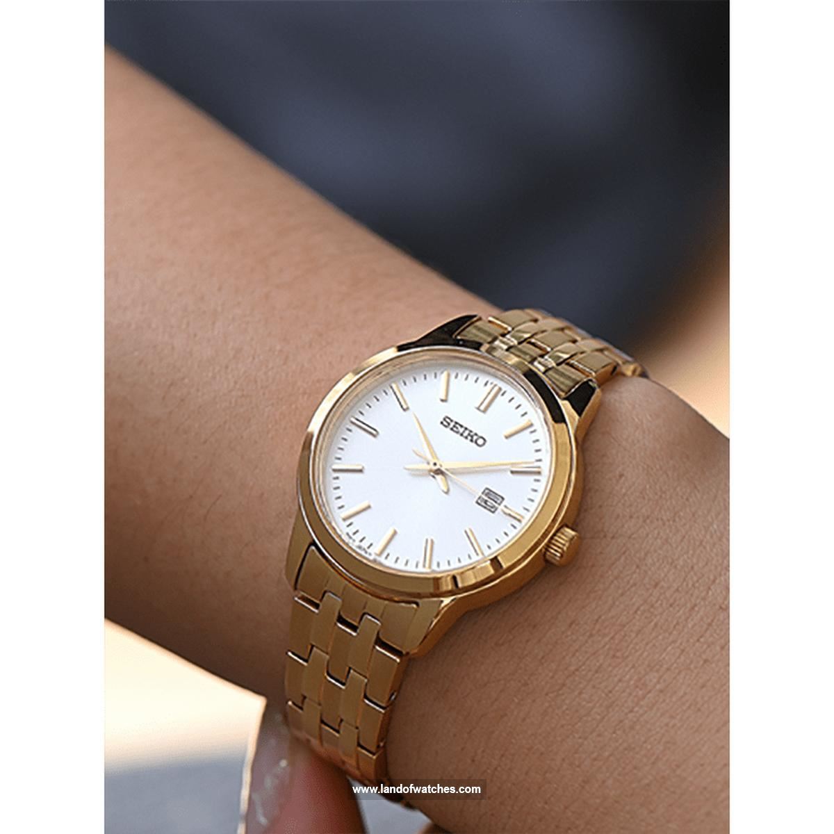 ساعت المعصم للنساء سیکو طراز SUR412P1 ساعة واحدة لديها تقويم الاستفادة من مزيج الألوان الخاص