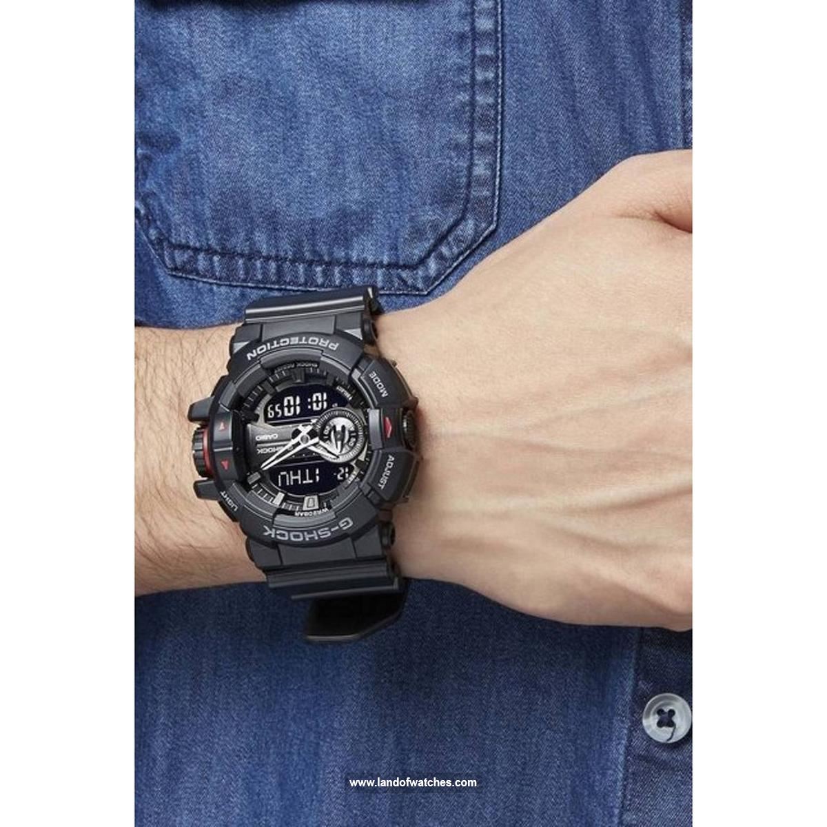 Casio Men's wrist watch GA-400-1BDR Appearance review
