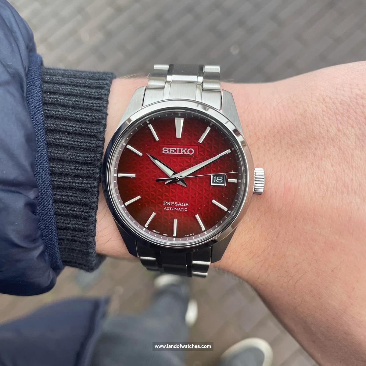 ساعت المعصم للرجال سیکو طراز SPB227J1 ساعة لها محتویات للمشاهدة الليلية الاستفادة من تصميم جميل