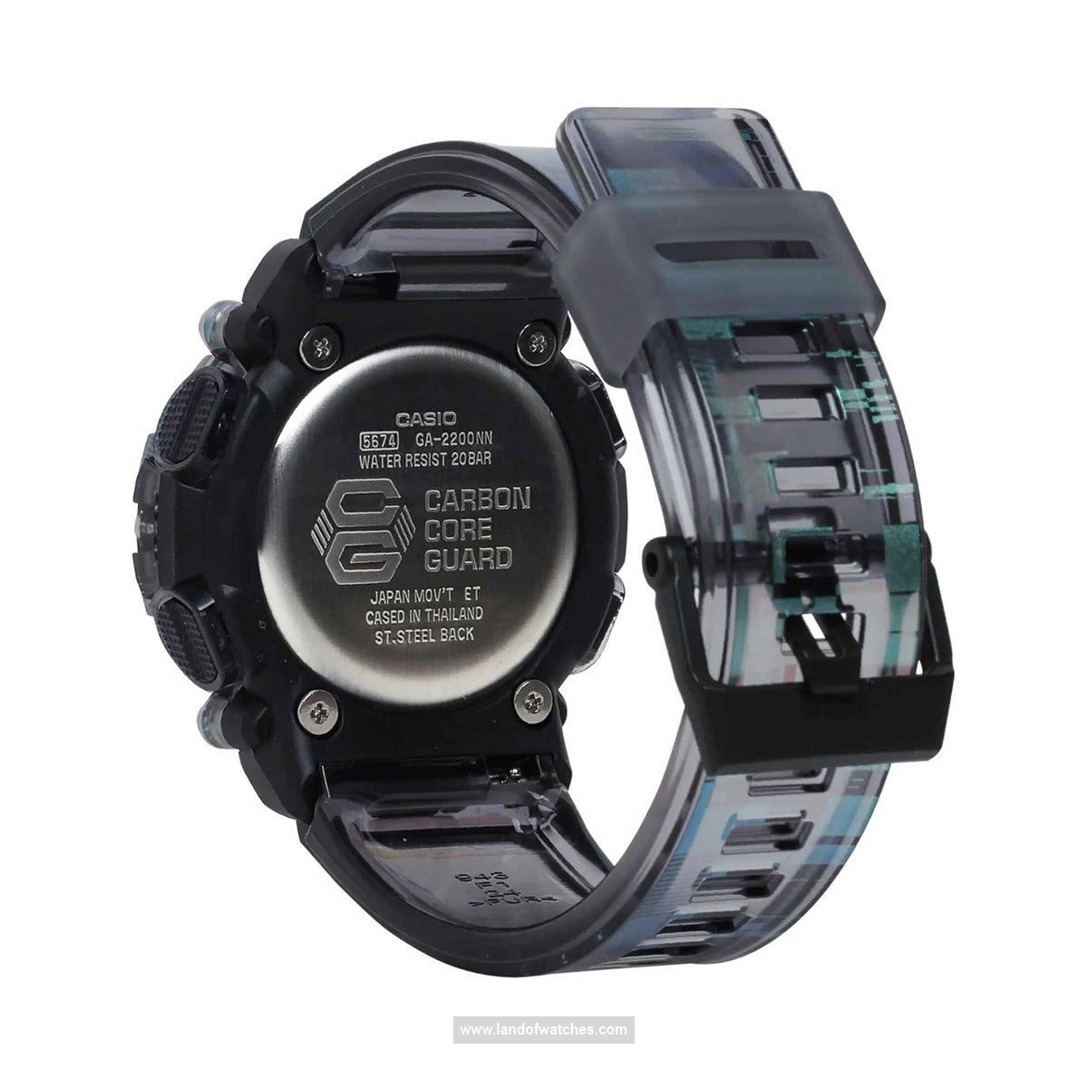 Casio Men's wrist watch GA-2200NN-1ADR a weekly calendar watch with elegant design