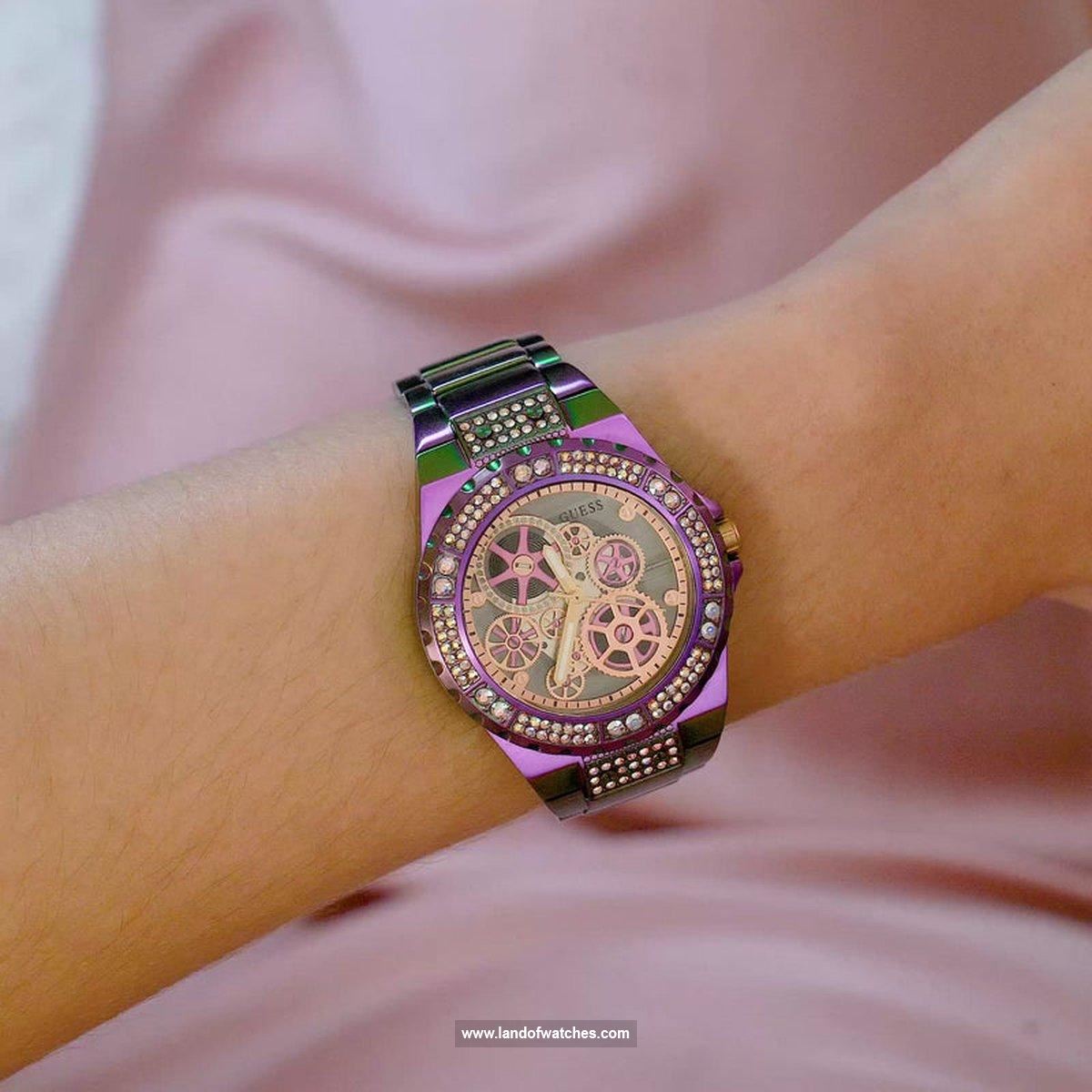 ساعت المعصم للنساء غس طراز GW0302L3 ساعة واحدة هيكل عظمي أو قلب مفتوح مع تصميم جيد الصنع