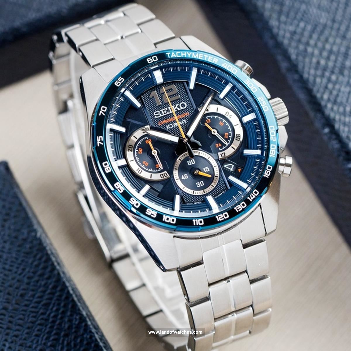 Seiko Men's wrist watch SSB345P1 a chronograph watch benefiting from well-made design