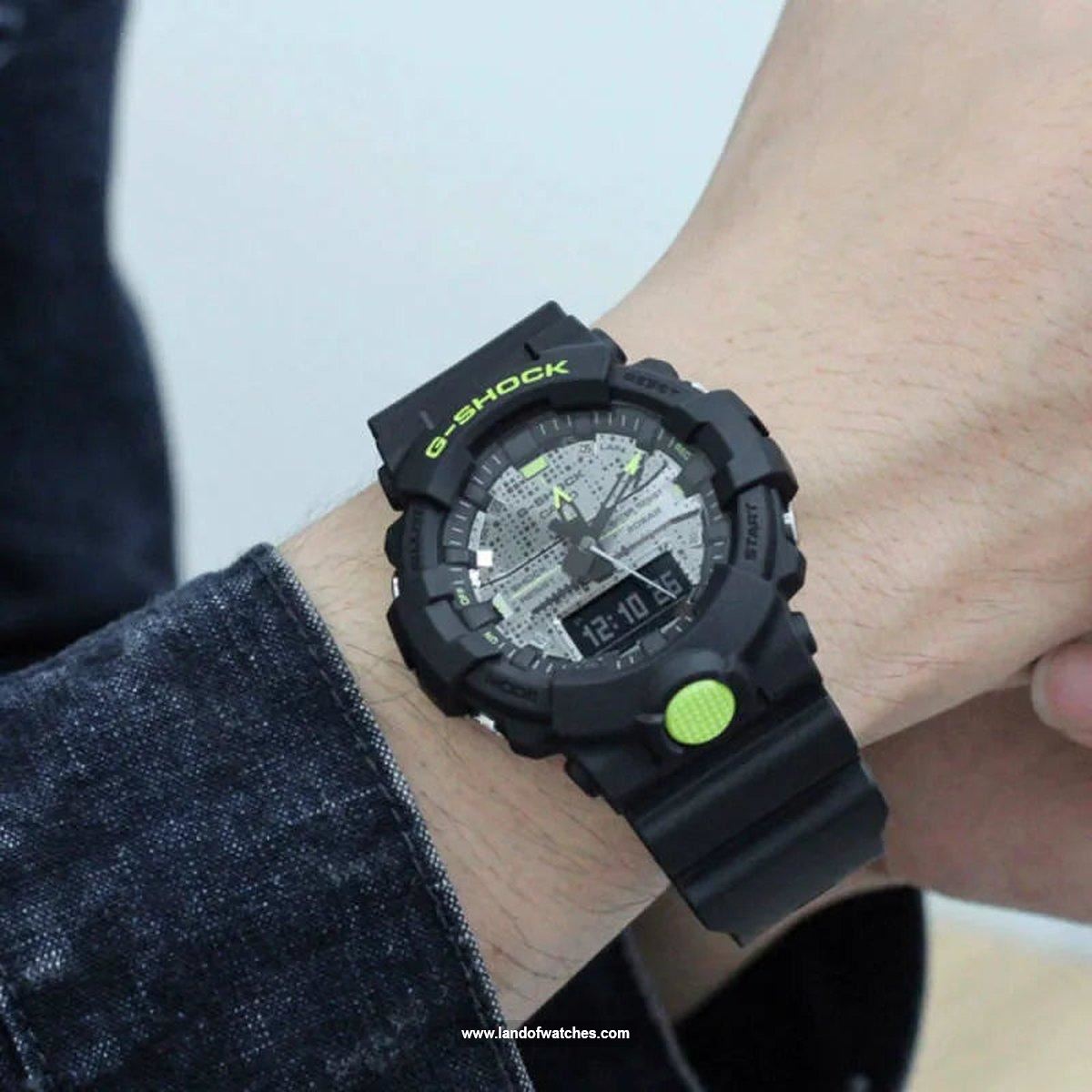 Casio Men's wrist watch GA-800DC-1ADR an alarm watch alongside unique elegance in construction