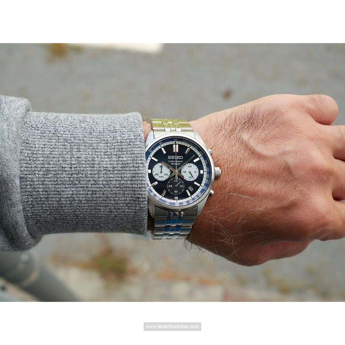 Seiko Men's wrist watch SSB427P1 a tachymeter watch alongside elegant but attractive style