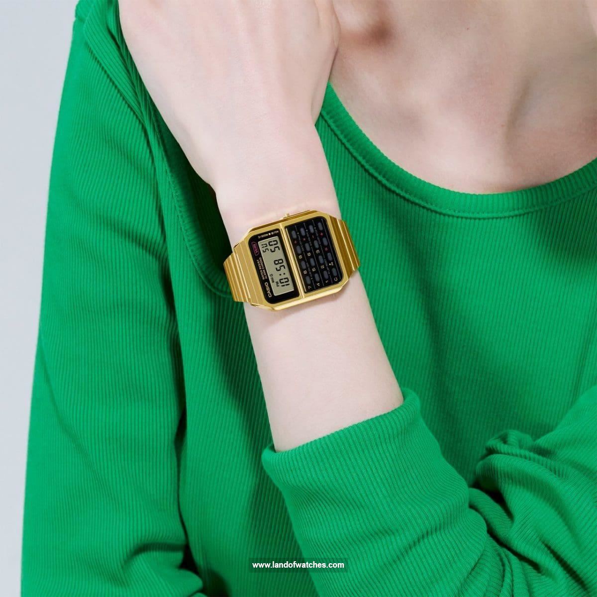 Casio wrist watch CA-500WEG-1ADF a weekly calendar watch benefiting from very beautiful and elegant design