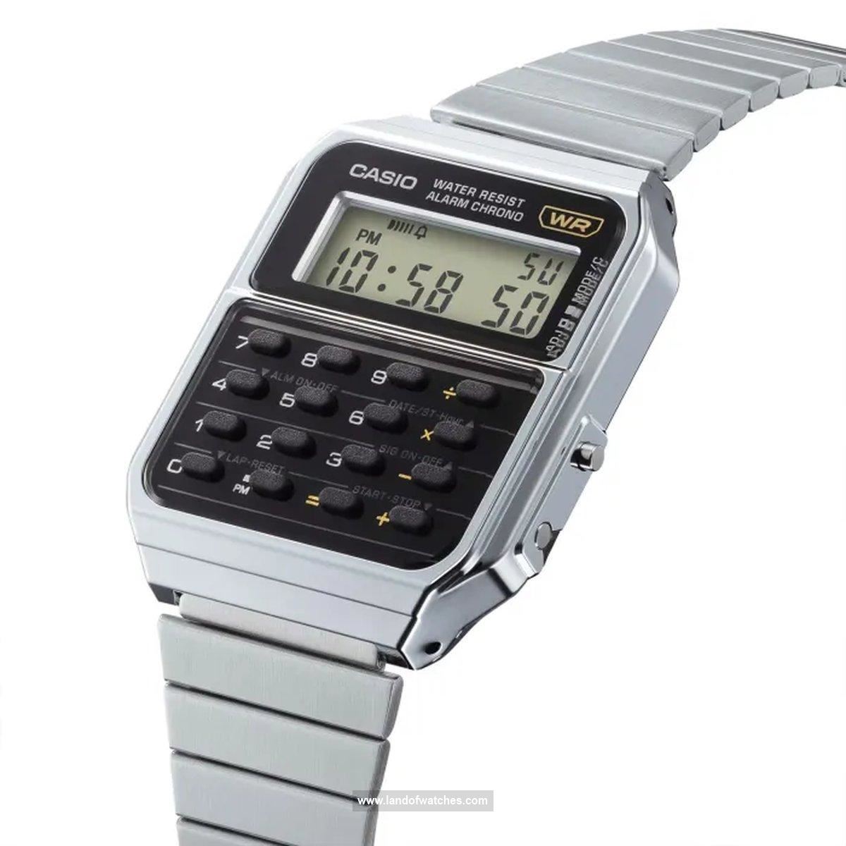 Features review of Casio wrist watch CA-500WE-1ADF