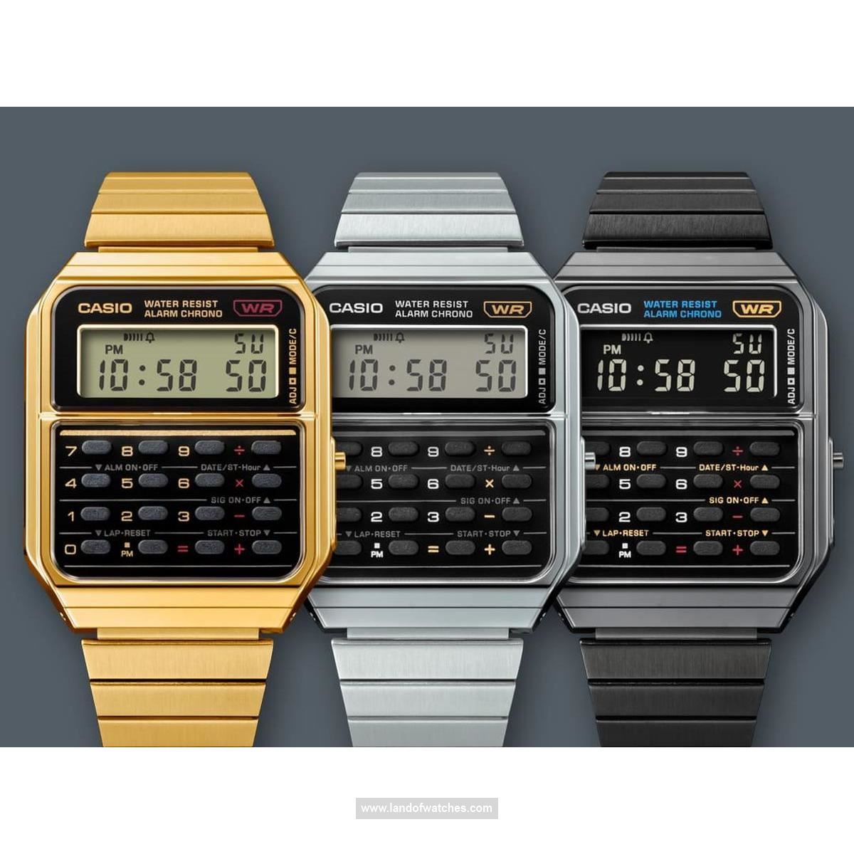 Features review of Casio wrist watch CA-500WEGG-1BDF