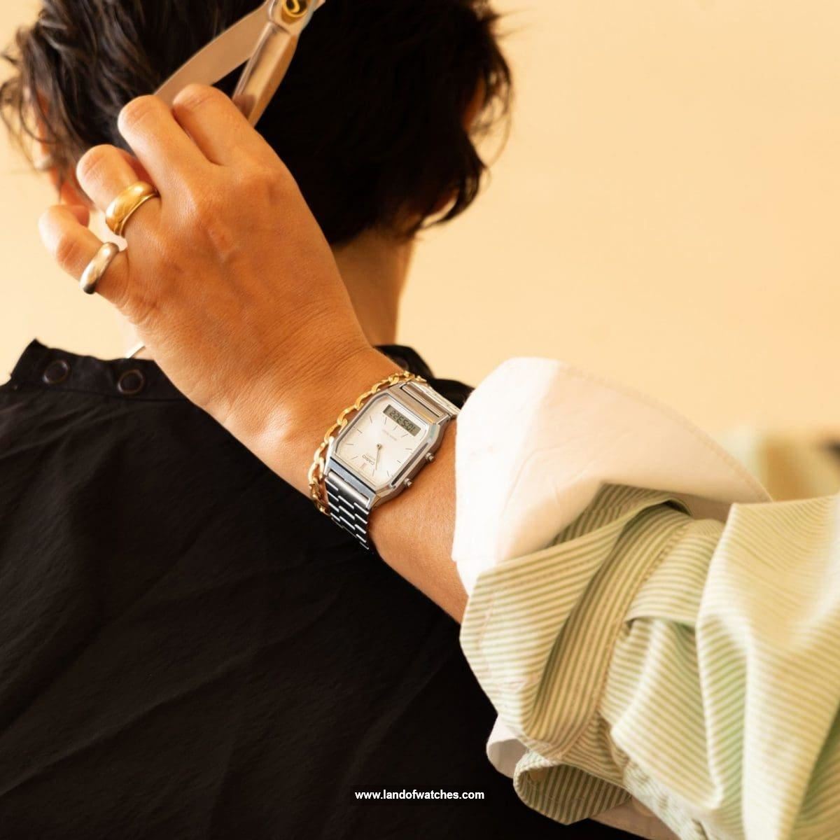 مراجعة المظهر ساعت المعصم للرجال و للنساء کاسیو طراز AQ-230A-7AMQYDF