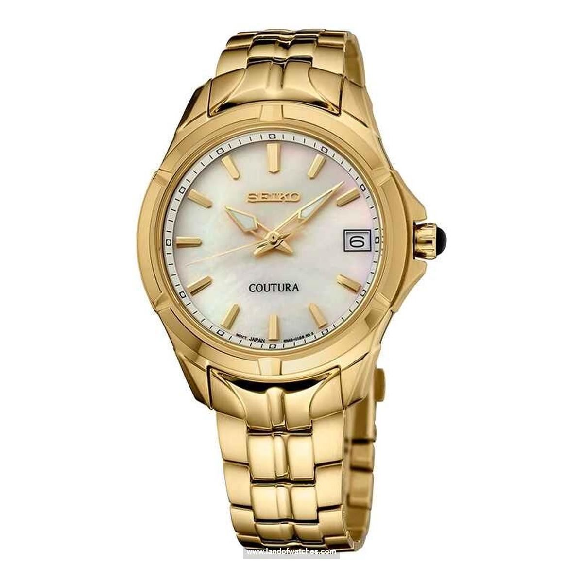 Seiko women's wrist watch SUR588 a date indicator watch with quality and originality