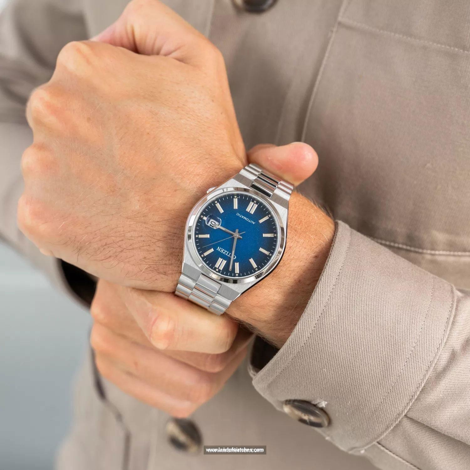 شراء ساعة معصم رجالیه سیتیزن(CITIZEN) NJ0151-88L كلاسيك | | | الأصلي