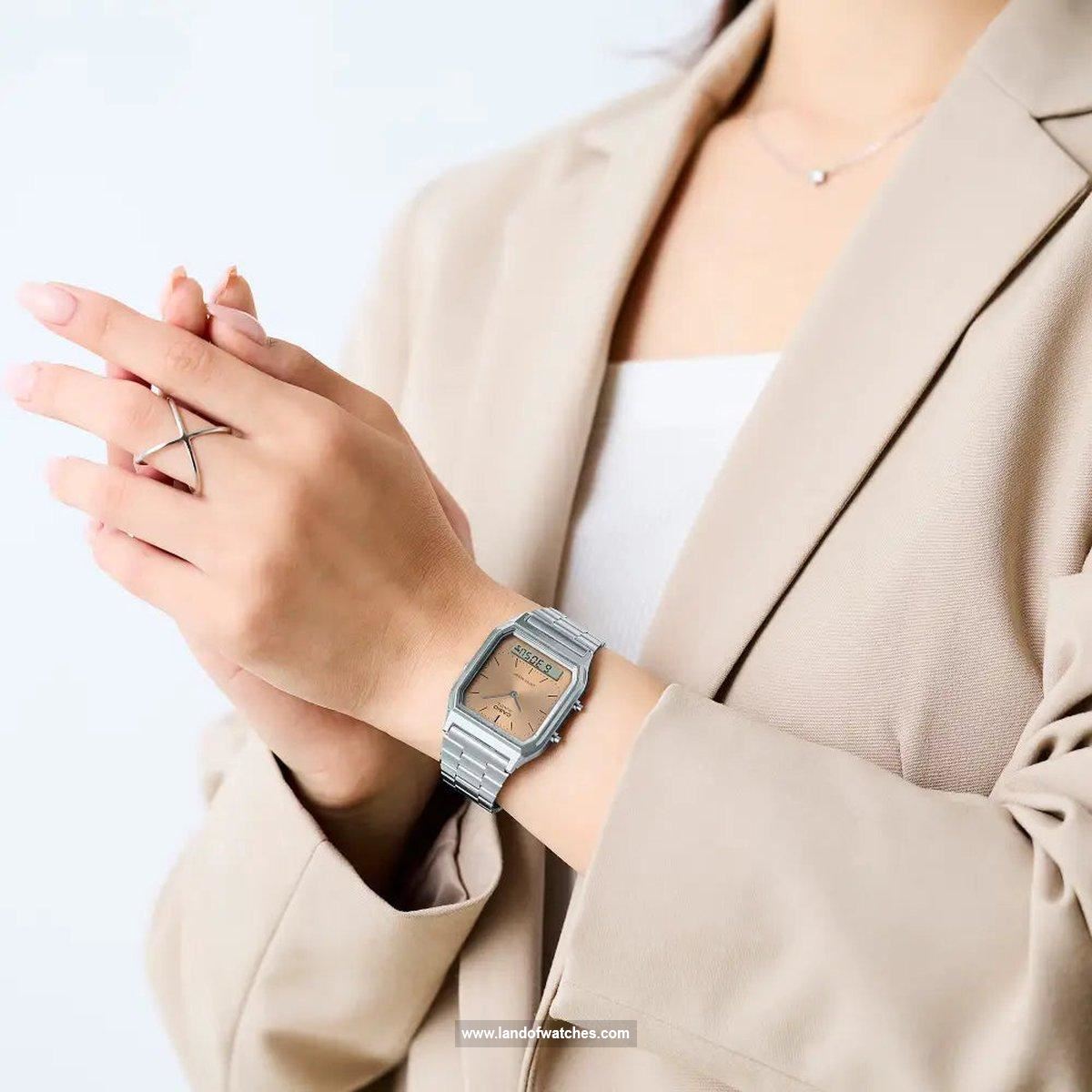 شراء ساعة معصم نسائیه کاسیو(CASIO) AQ-230A-4AMQYDF كلاسيك | | | الأصلي