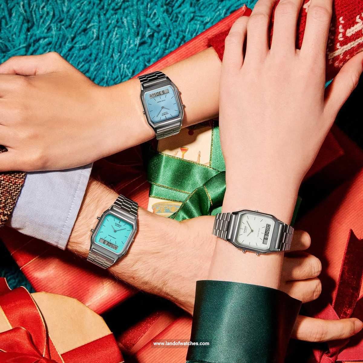 شراء ساعة معصم رجالیه نسائیه کاسیو(CASIO) AQ-230A-2A2MQYDF كلاسيك | | | الأصلي