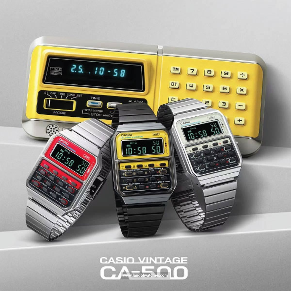 شراء ساعة معصم رجالیه نسائیه کاسیو(CASIO) CA-500WE-4BDF | | | الأصلي