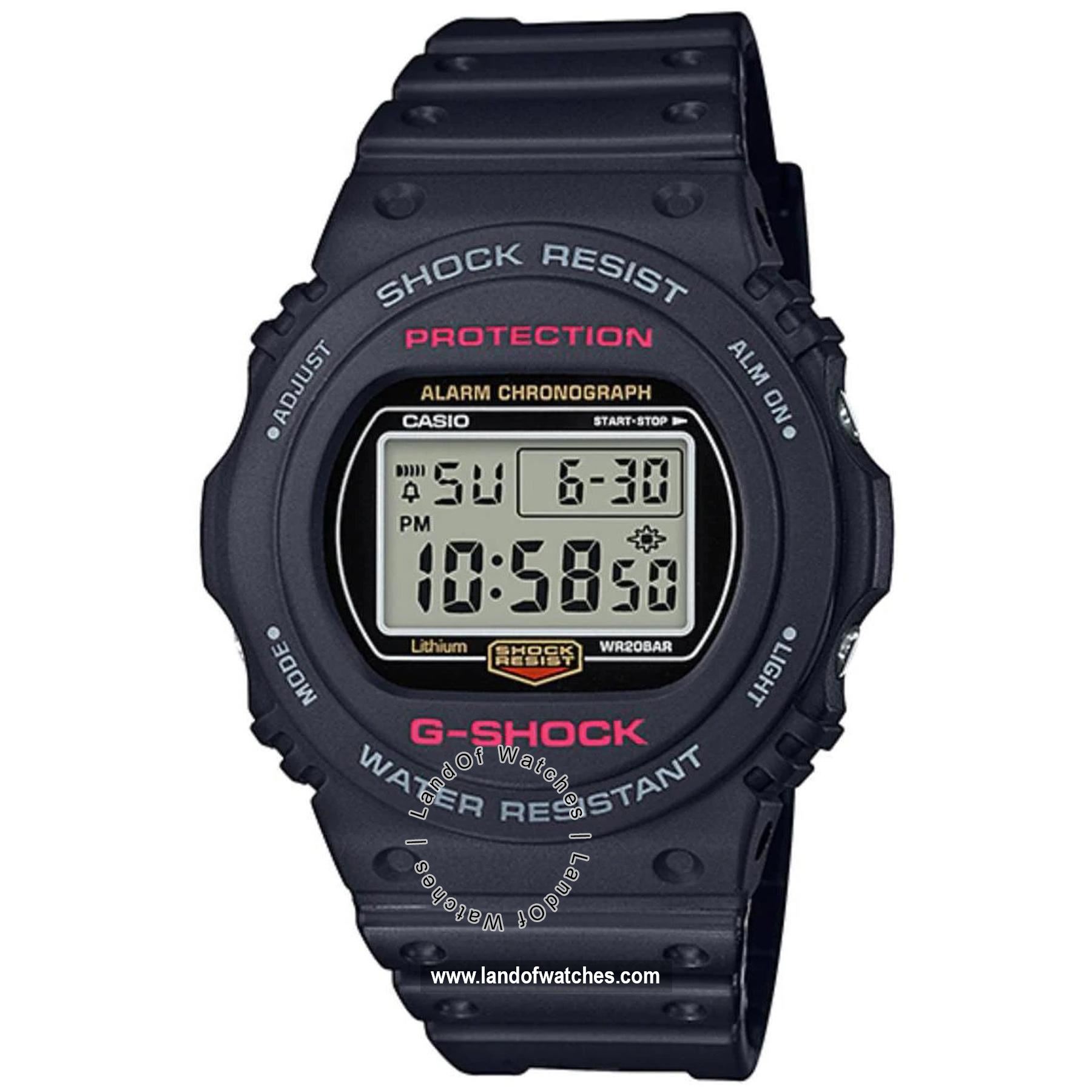 شراء ساعة معصم رجالیه کاسیو(CASIO) DW-5750E-1DR رياضة | | | الأصلي