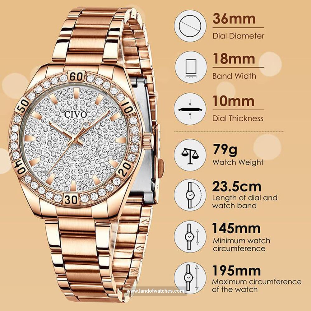 Buy CIVO 8117C Fashion Watches | Original