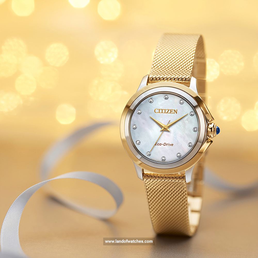 شراء ساعة معصم نسائیه سیتیزن(CITIZEN) EM0794-54D كلاسيك | | | الأصلي