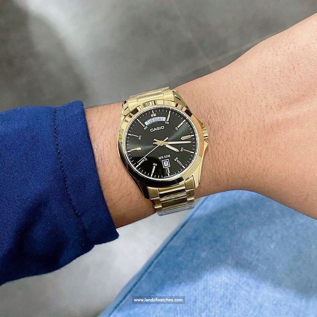 شراء ساعة معصم رجالیه کاسیو(CASIO) MTP-1370G-1AVDF كلاسيك | | | الأصلي