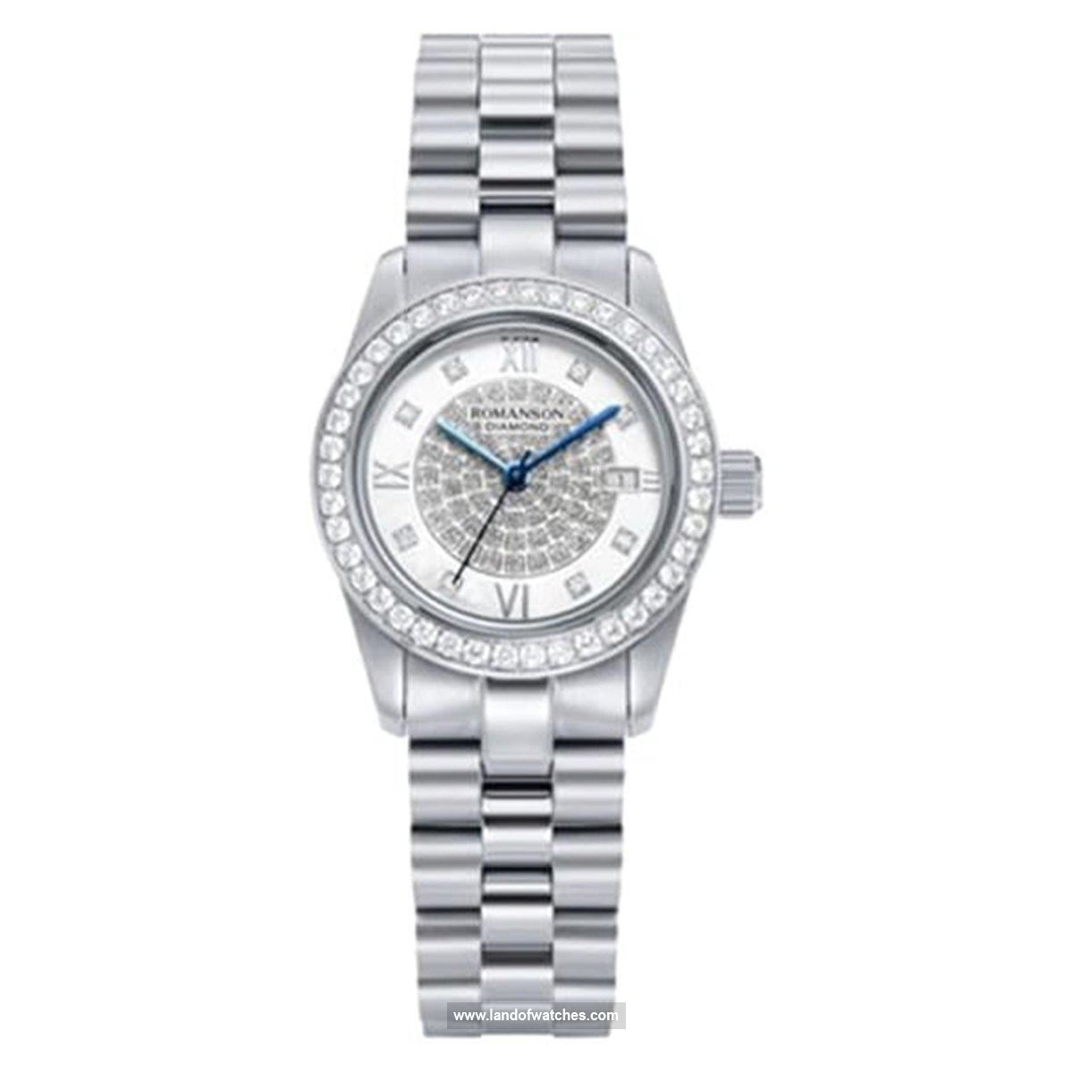 شراء ساعة معصم نسائیه رومانسون(ROMANSON) RM1B51QL1WMS2U موضه | | | الأصلي