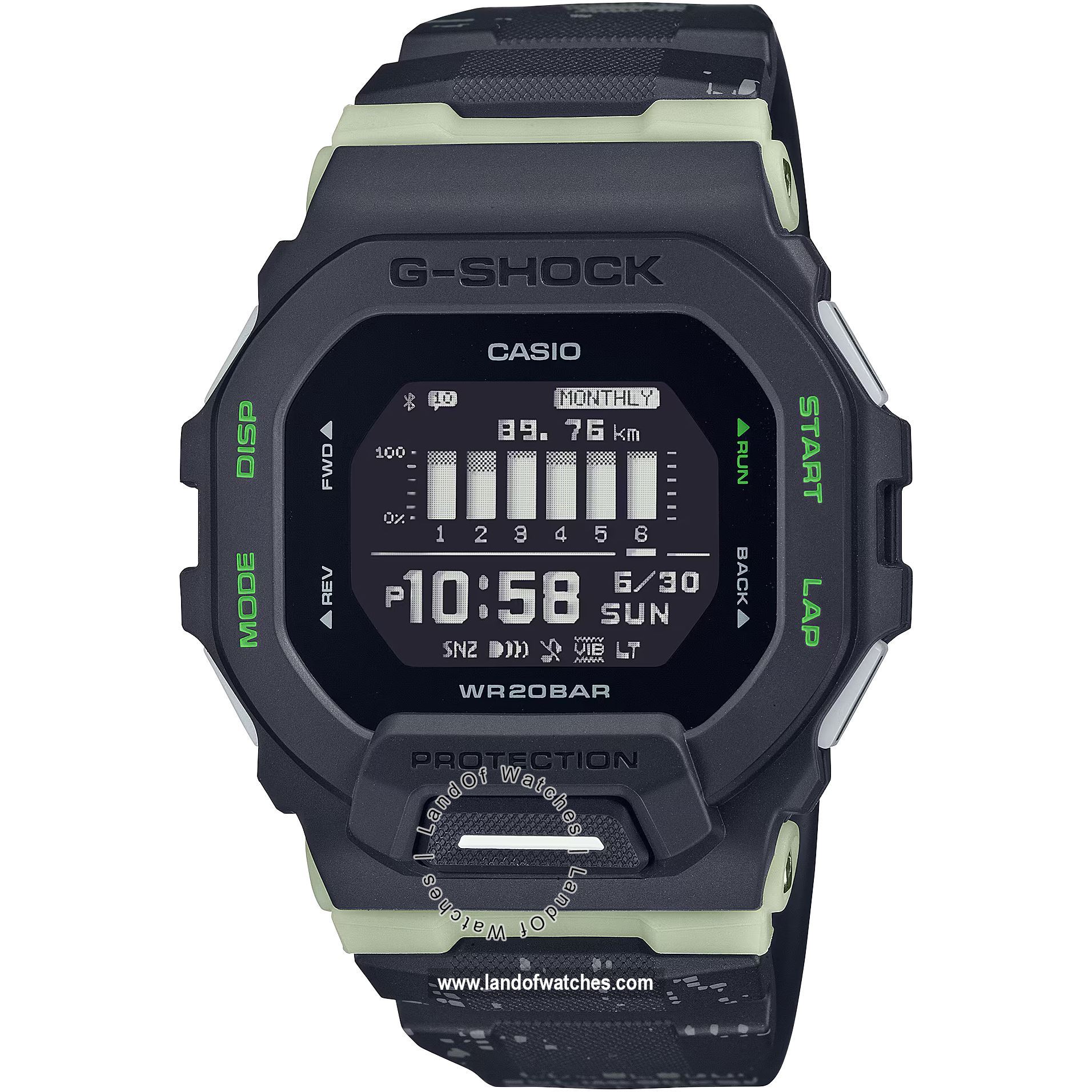 شراء ساعة معصم رجالیه کاسیو(CASIO) GBD-200LM-1DR رياضة | | | الأصلي