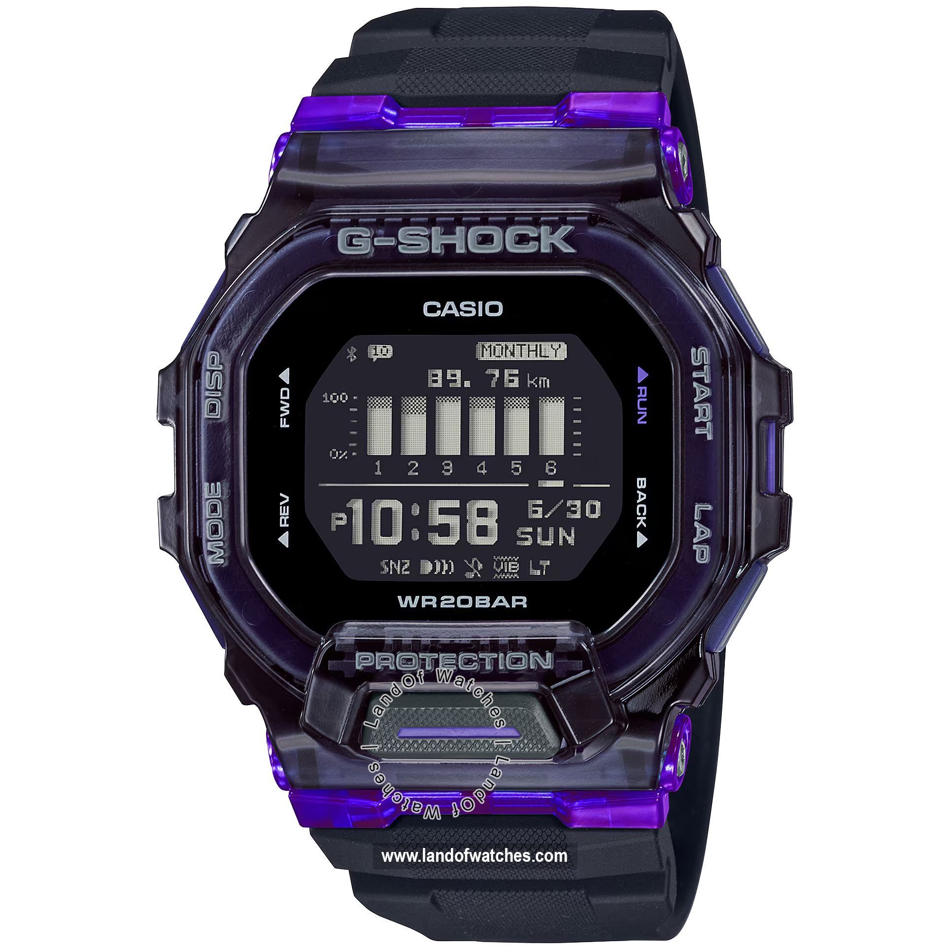 شراء ساعة معصم رجالیه کاسیو(CASIO) GBD-200SM-1A6DR رياضة | | | الأصلي