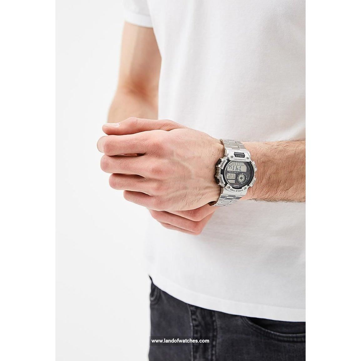 Buy Men's CASIO AE-1400WHD-1AVDF Sport Watches | Original