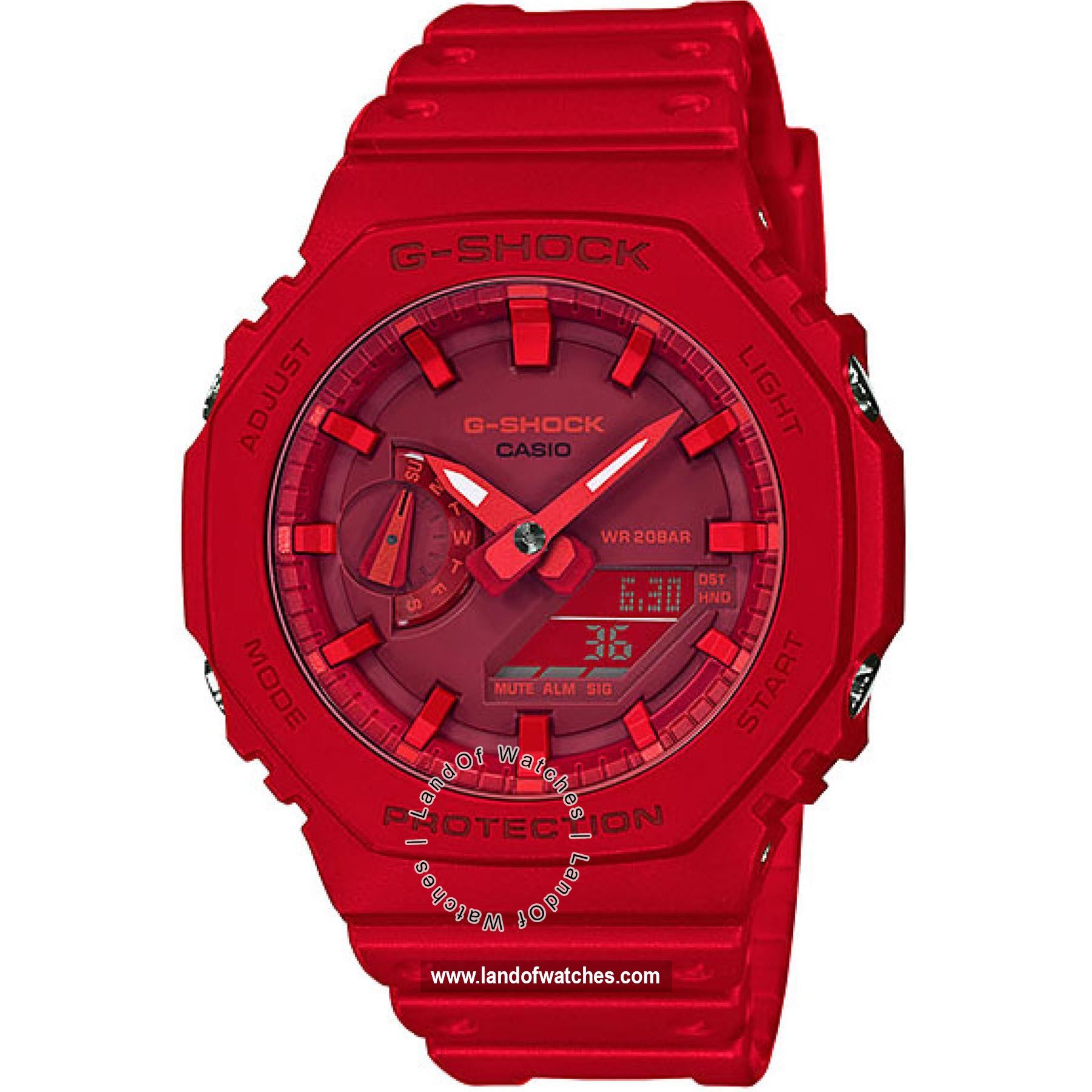 شراء ساعة معصم رجالیه کاسیو(CASIO) GA-2100-4ADR رياضة | | | الأصلي