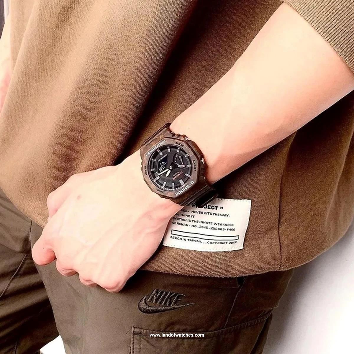 شراء ساعة معصم رجالیه کاسیو(CASIO) GA-2100FR-5ADR | | | الأصلي