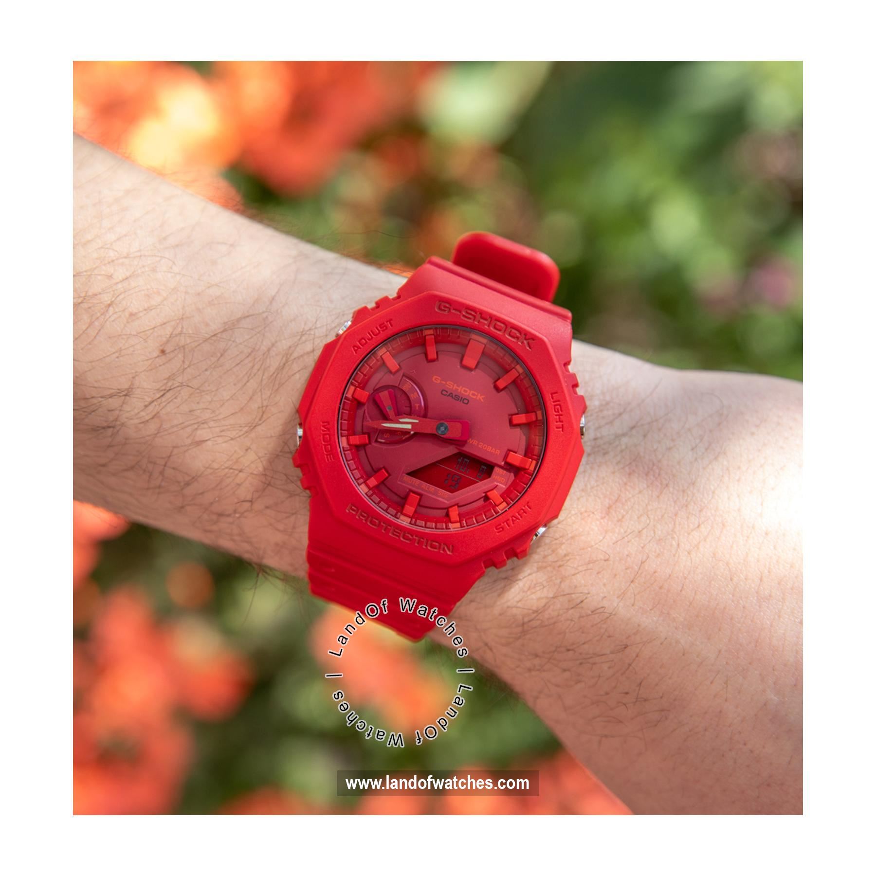 شراء ساعة معصم رجالیه کاسیو(CASIO) GA-2100-4ADR رياضة | | | الأصلي