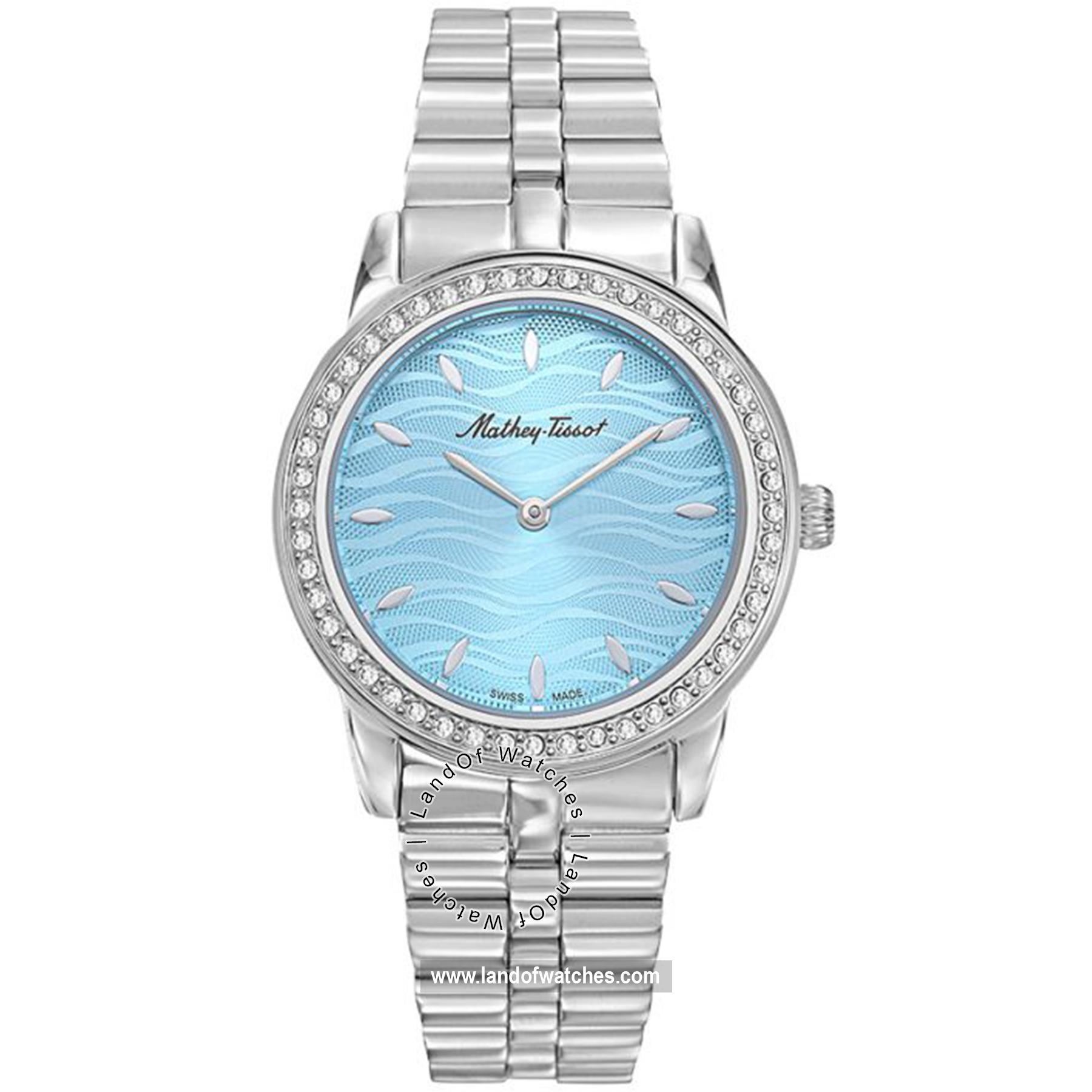 شراء ساعة معصم نسائیه متی تیسوت(MATHEY TISSOT) D10860AQBU | | | الأصلي