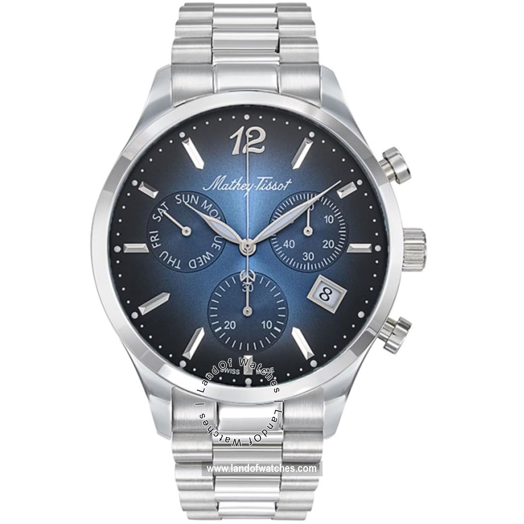 شراء ساعة معصم رجالیه متی تیسوت(MATHEY TISSOT) H411CHABU كلاسيك | | | الأصلي