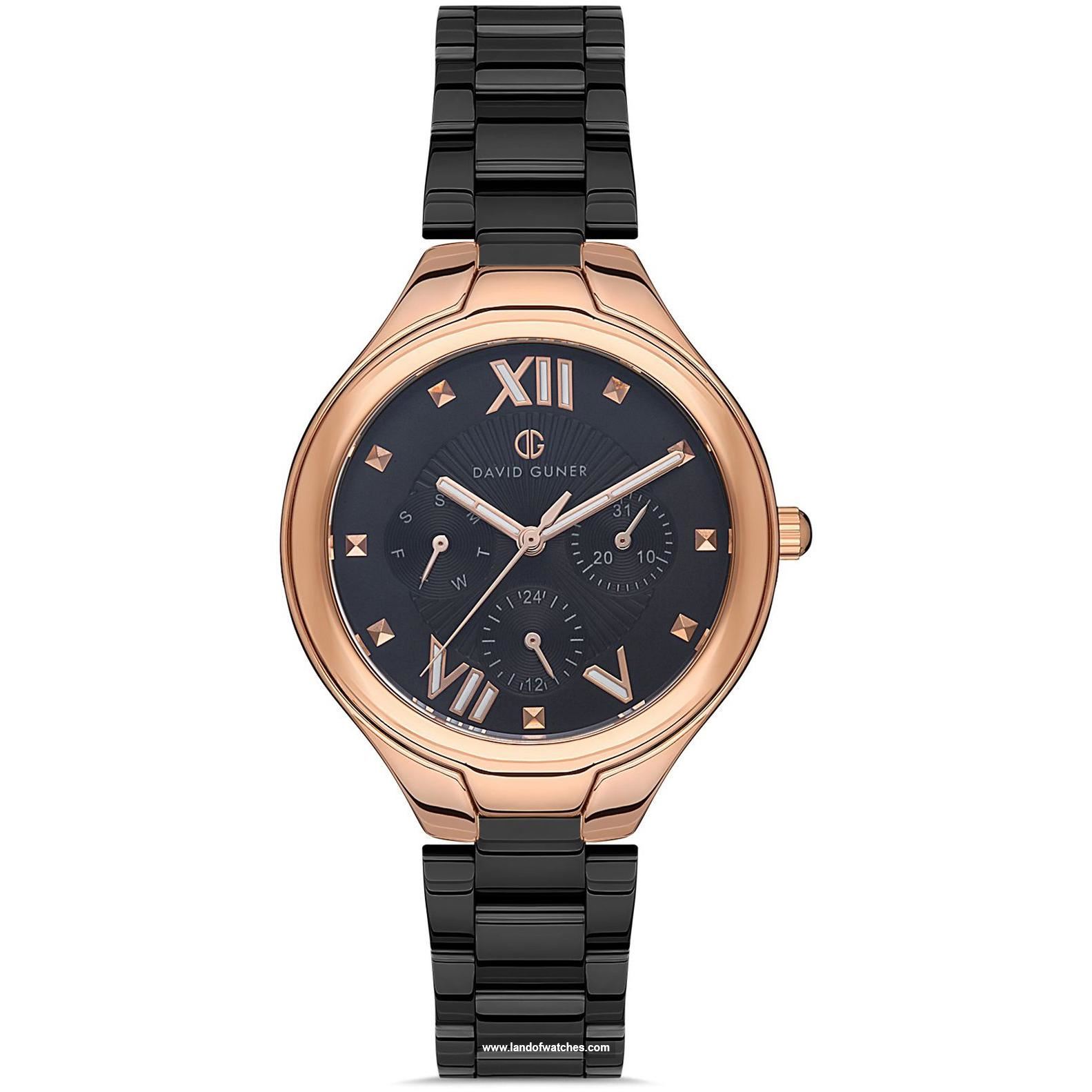 شراء ساعة معصم نسائیه دیوید غانر(David Guner) DG-8346LA-R2 كلاسيك | | | الأصلي