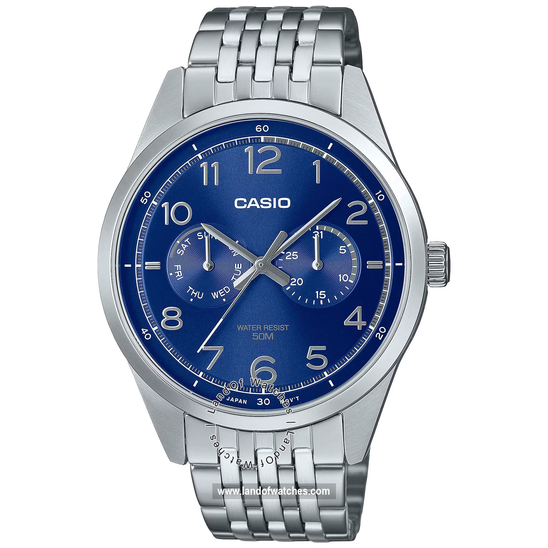 شراء ساعة معصم رجالیه کاسیو(CASIO) MTP-E340D-2AVDF كلاسيك | | | الأصلي