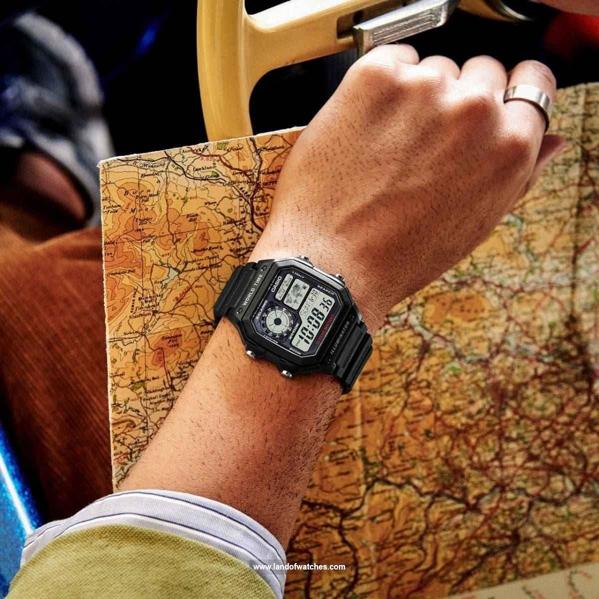 شراء ساعة معصم رجالیه کاسیو(CASIO) AE-1200WH-1AVDF رياضة | | | الأصلي