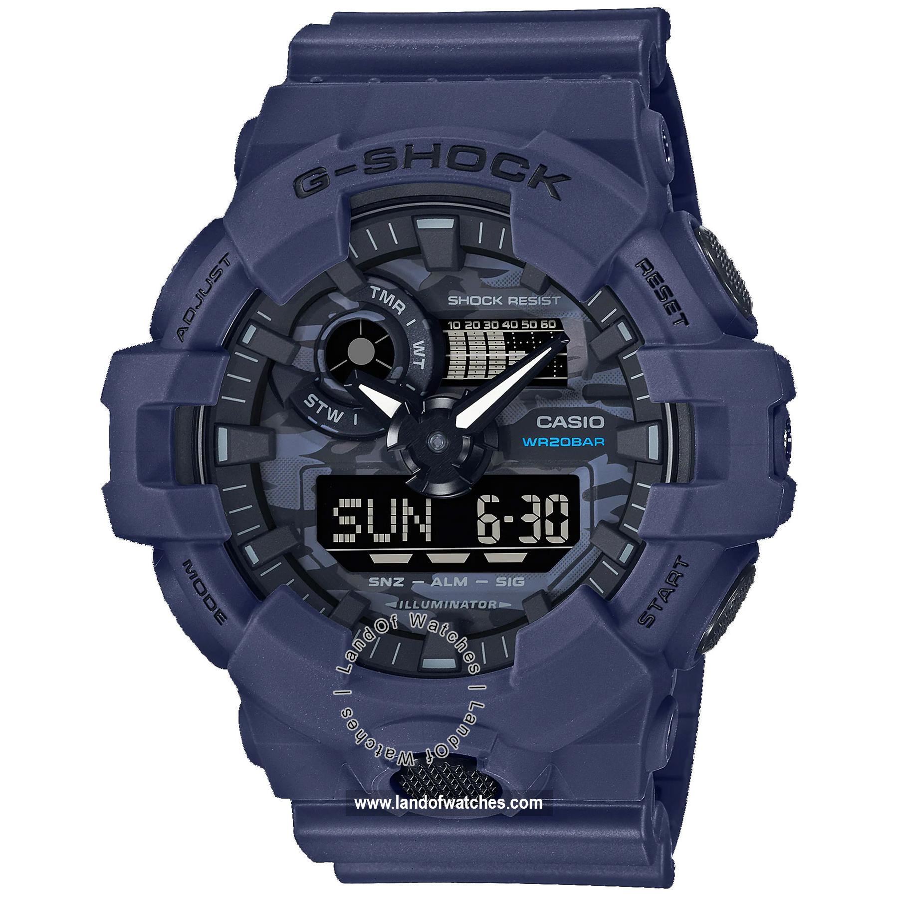 Buy Men's CASIO GA-700CA-2ADR Sport Watches | Original