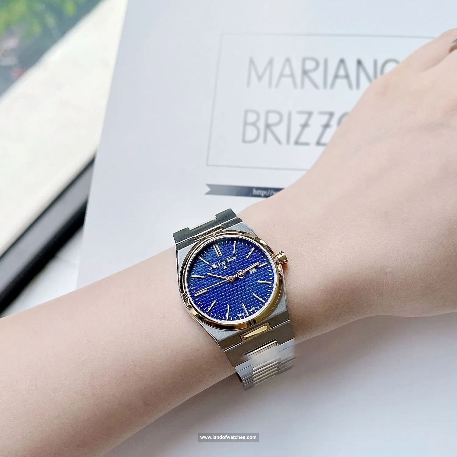 شراء ساعة معصم نسائیه متی تیسوت(MATHEY TISSOT) D117BBU كلاسيك | | | الأصلي