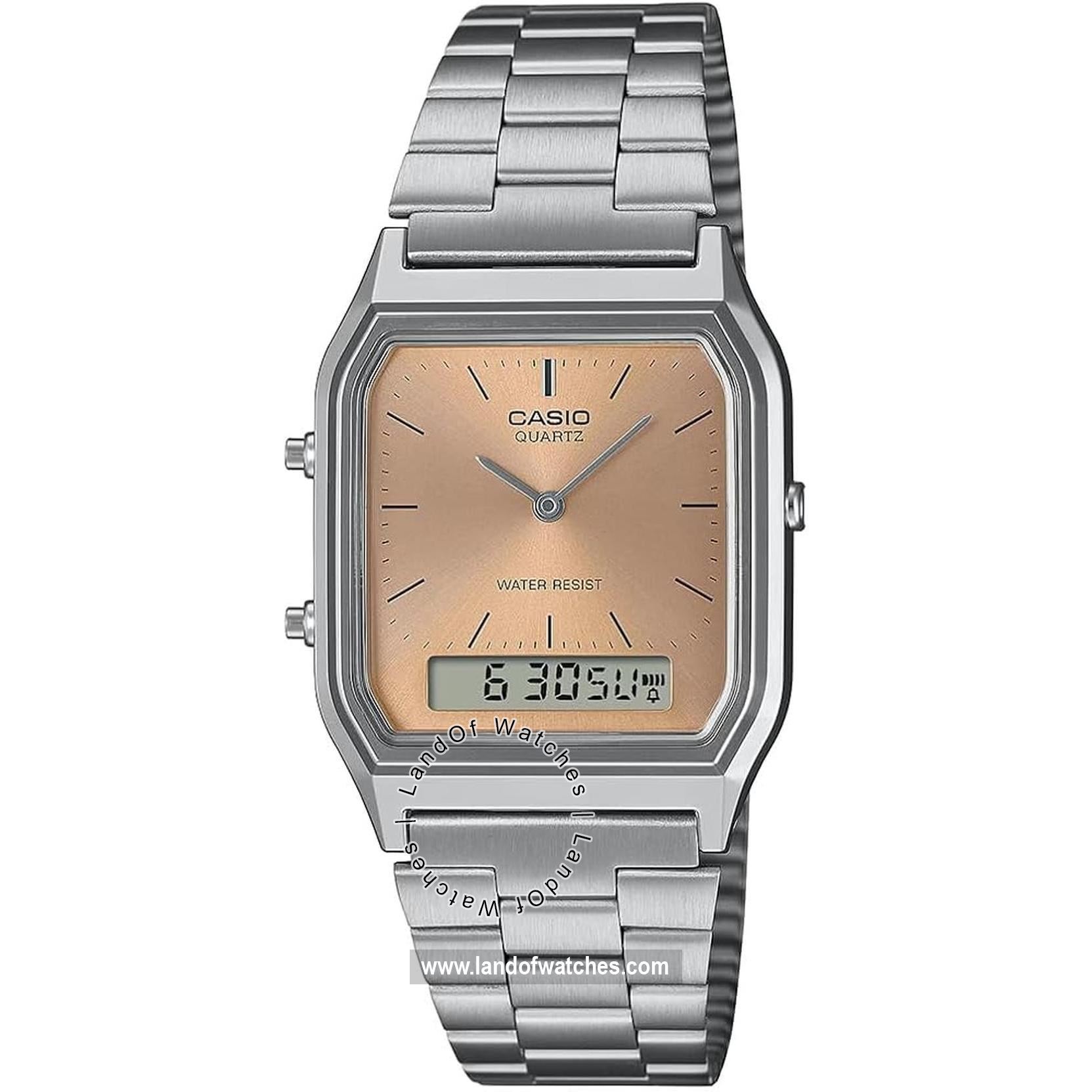 شراء ساعة معصم نسائیه کاسیو(CASIO) AQ-230A-4AMQYDF كلاسيك | | | الأصلي