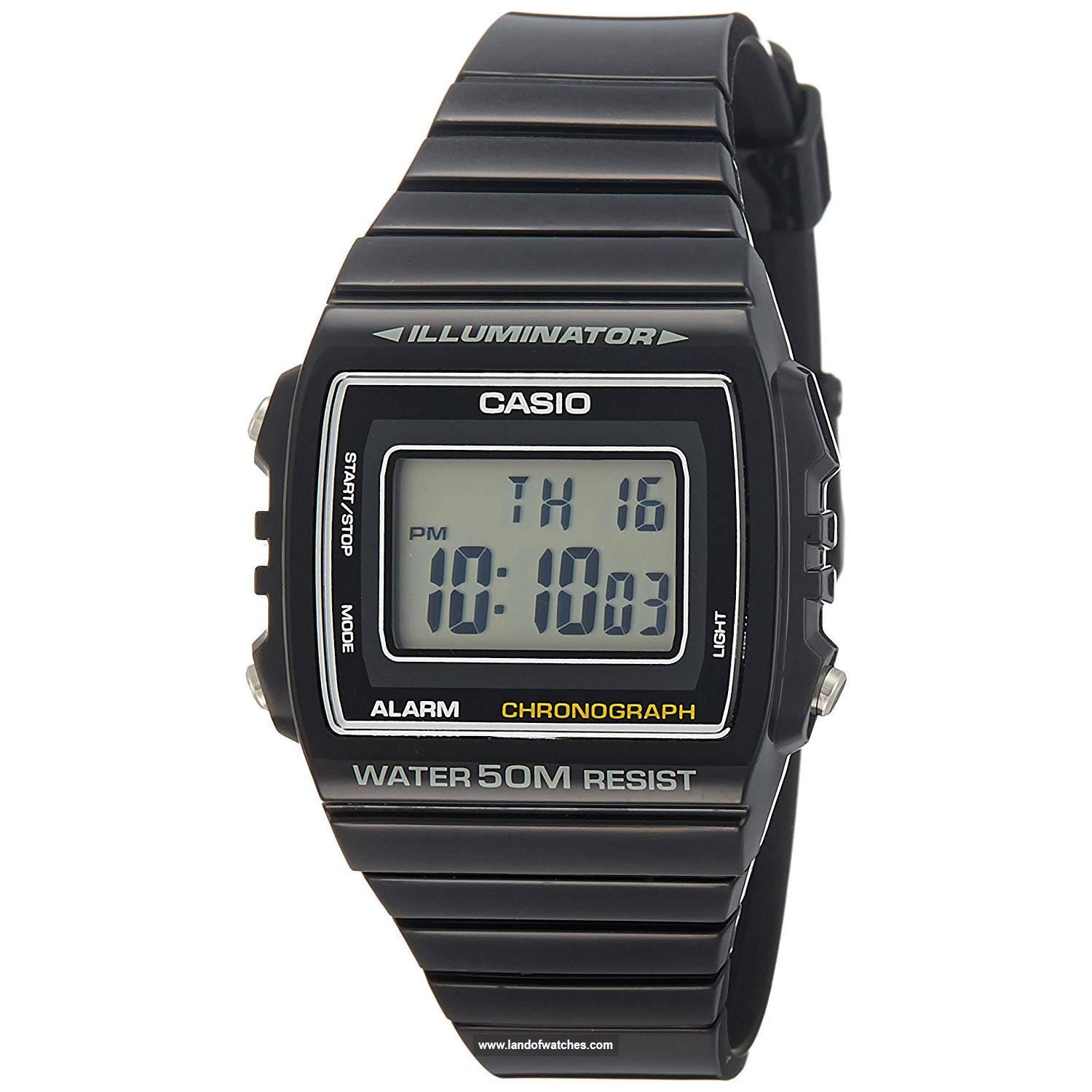 Buy Men's CASIO W-215H-1A Sport Watches | Original