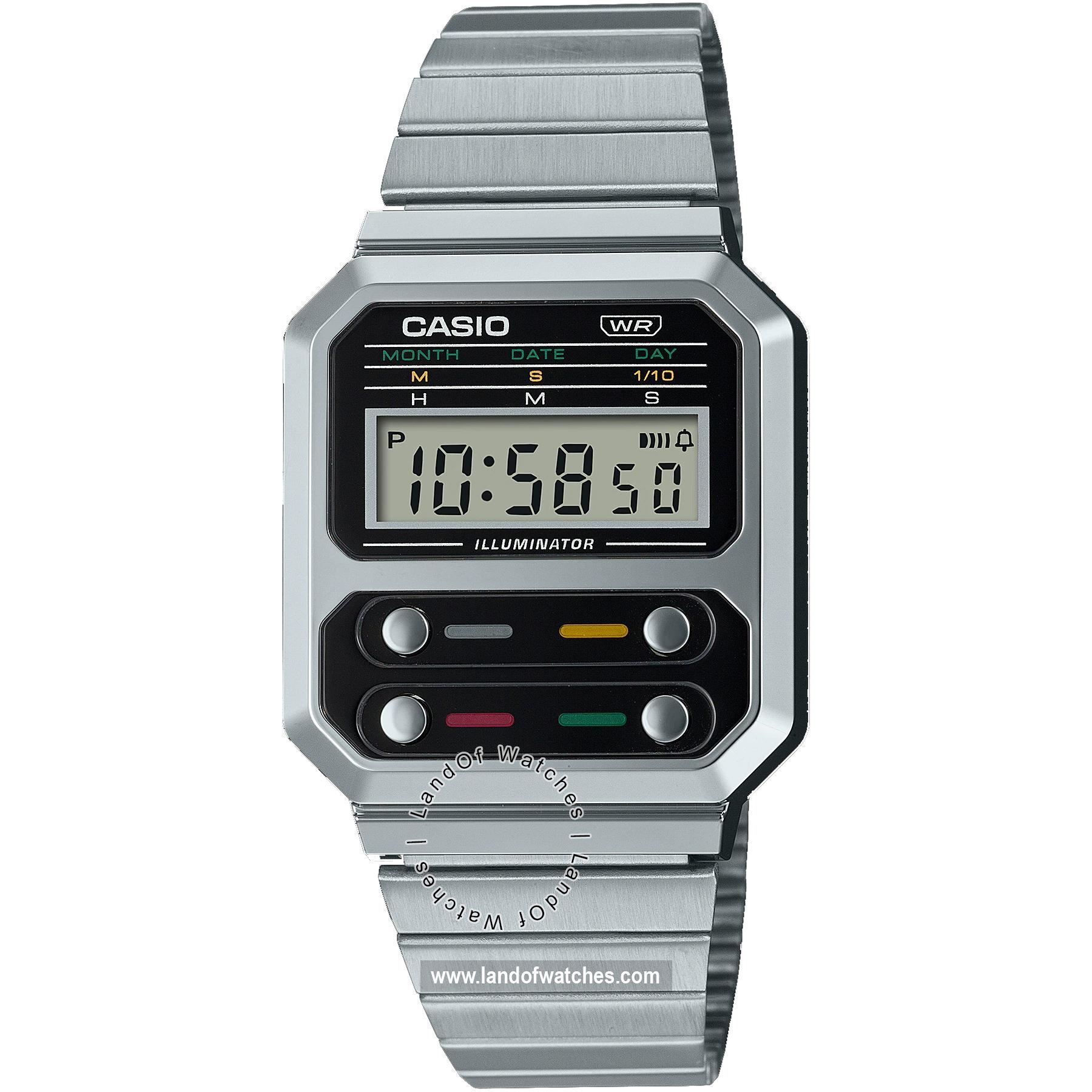 Buy Men's Women's CASIO A100WE-1ADF Watches | Original