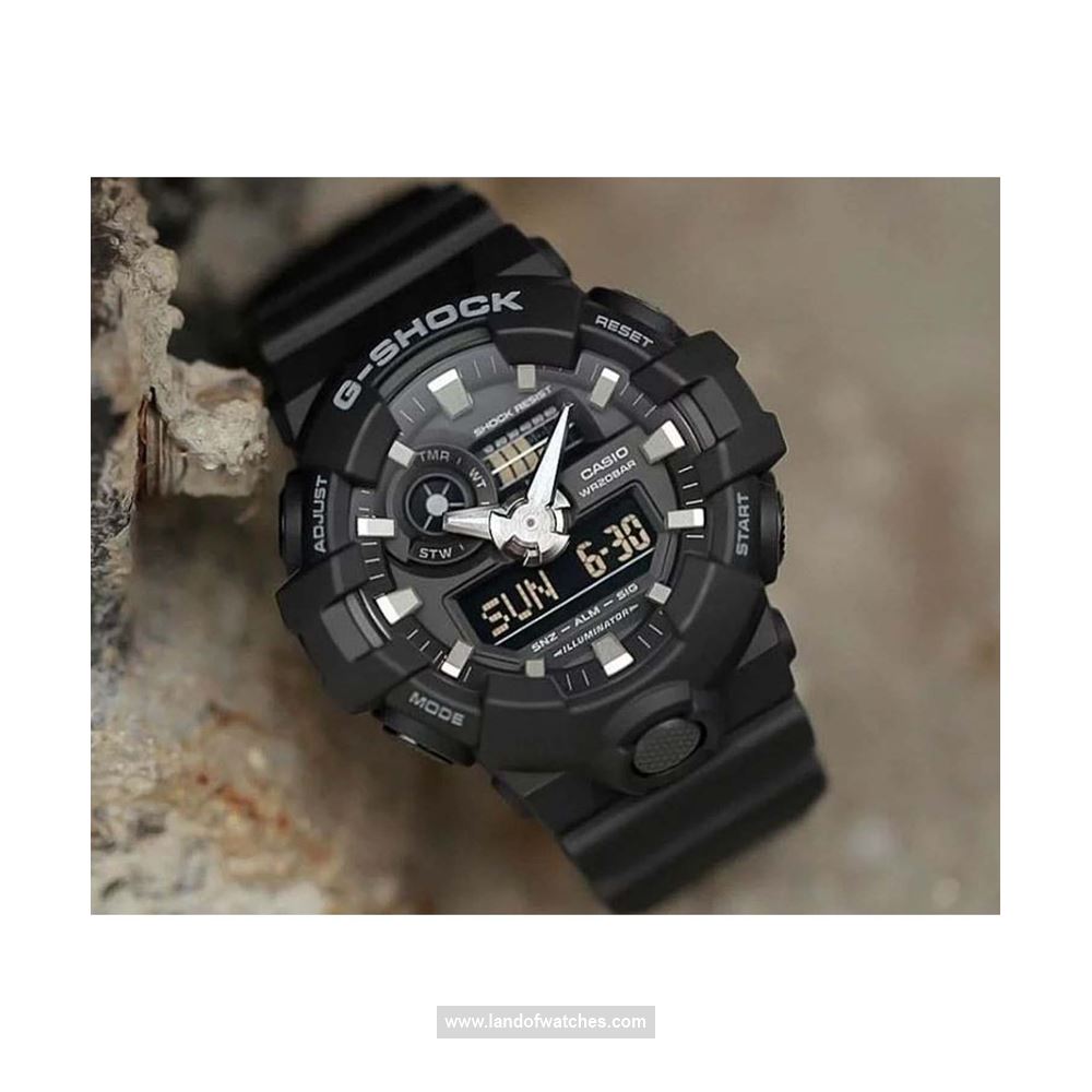 Buy Men's CASIO GA-700-1BDR Sport Watches | Original