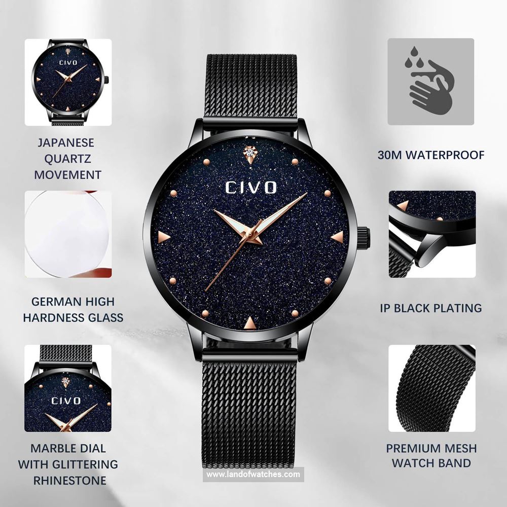 Buy CIVO 8002C Fashion Watches | Original
