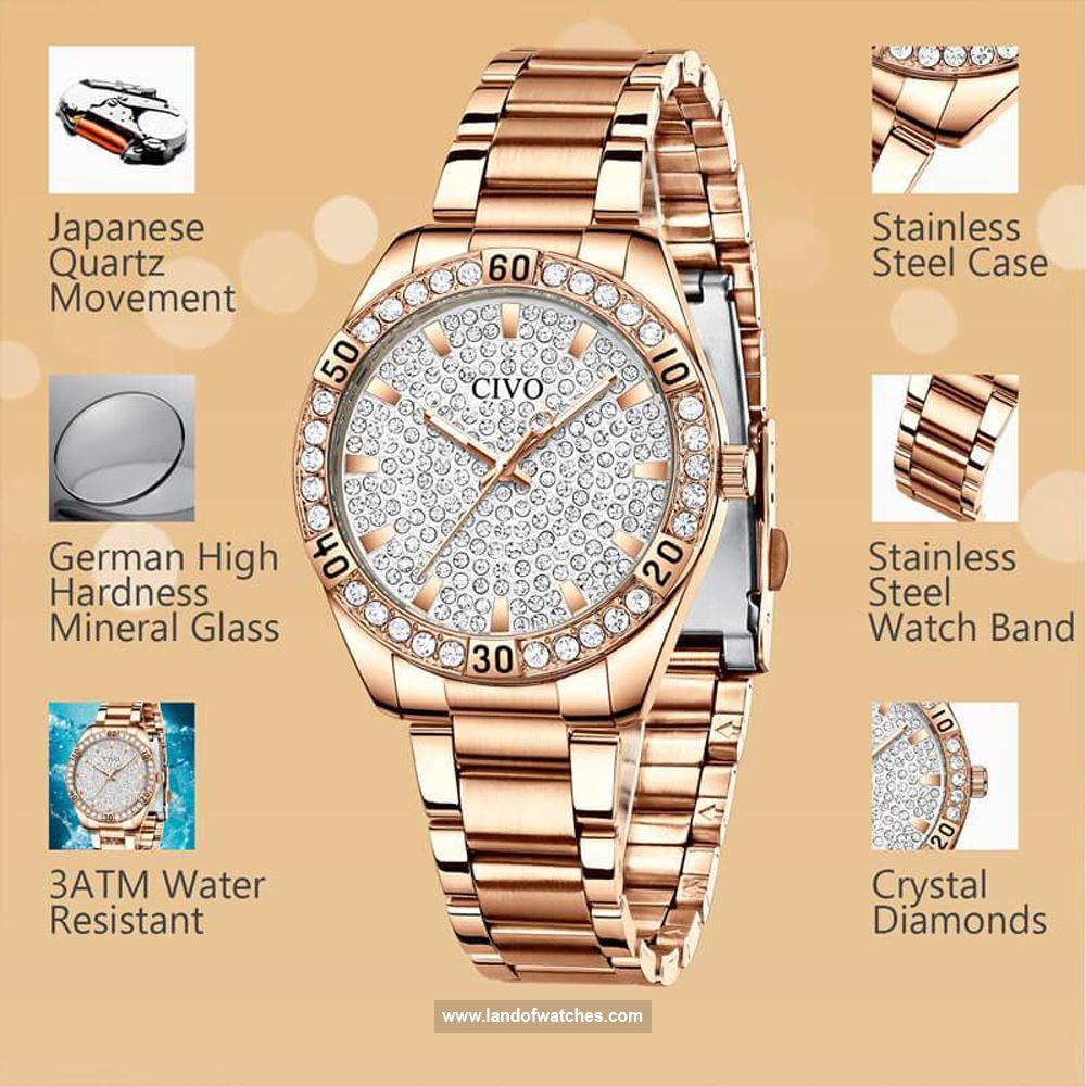 Buy CIVO 8117C Fashion Watches | Original
