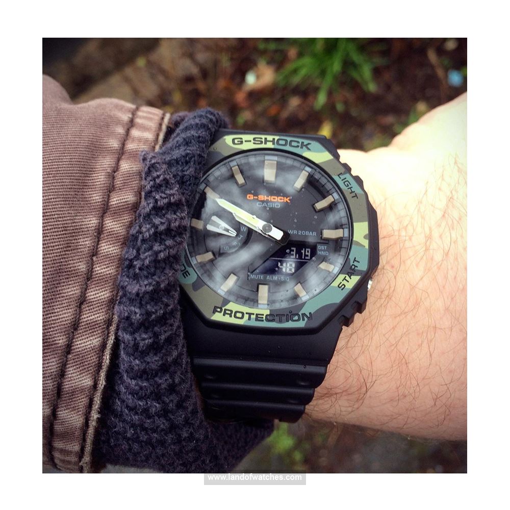 شراء ساعة معصم رجالیه کاسیو(CASIO) GA-2100SU-1ADR رياضة | | | الأصلي