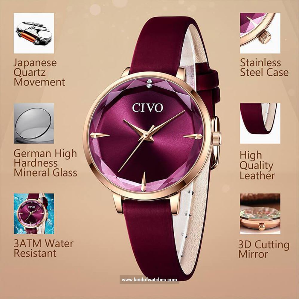 Buy CIVO 8122C Fashion Watches | Original