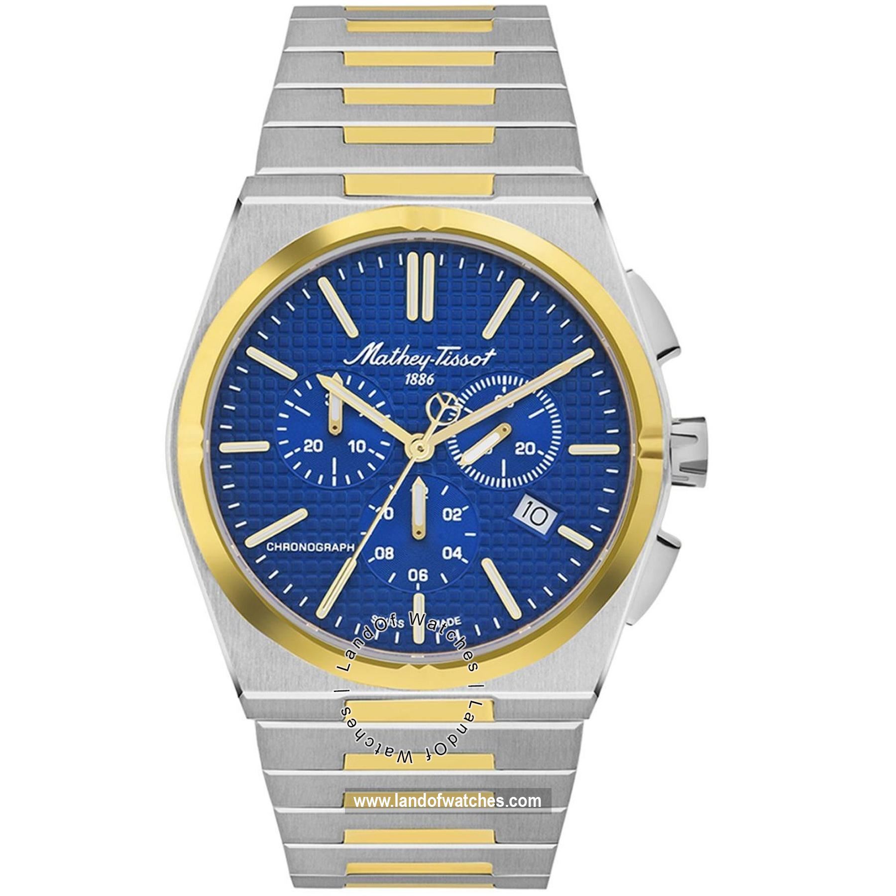 شراء ساعة معصم رجالیه متی تیسوت(MATHEY TISSOT) H117CHBBU كلاسيك | | | الأصلي