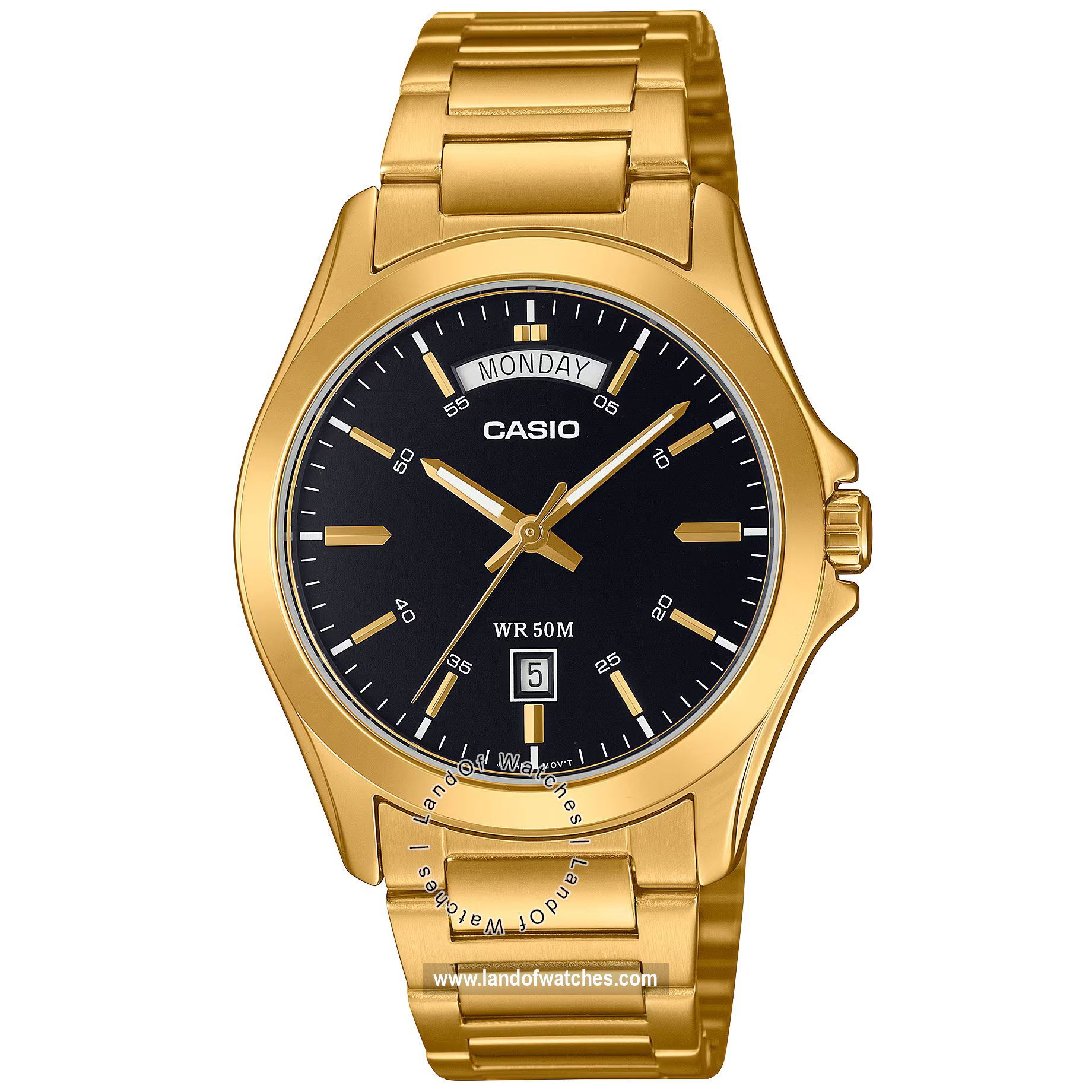 شراء ساعة معصم رجالیه کاسیو(CASIO) MTP-1370G-1AVDF كلاسيك | | | الأصلي