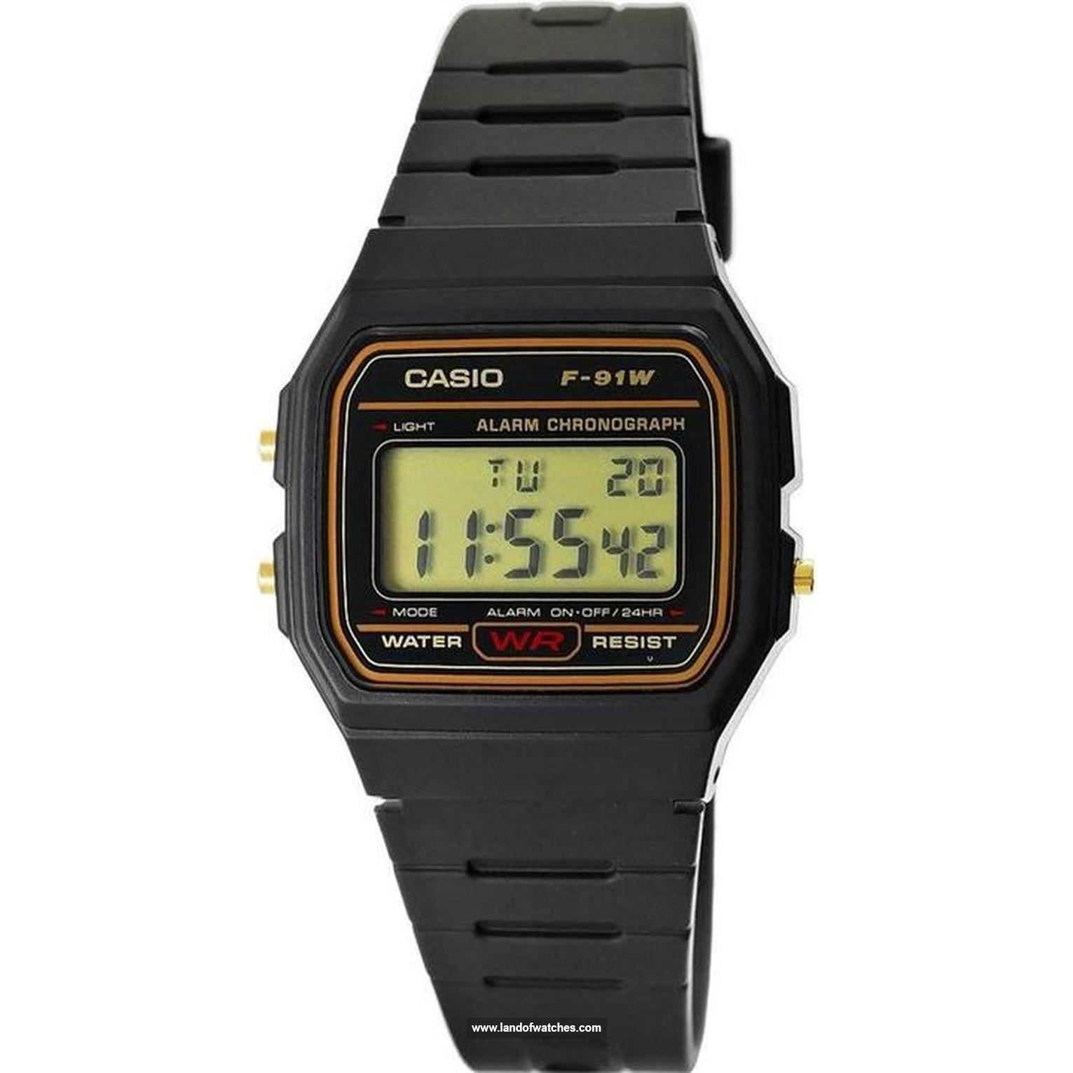 شراء ساعة معصم رجالیه نسائیه کاسیو(CASIO) F-91WG-9QDF رياضة | | | الأصلي