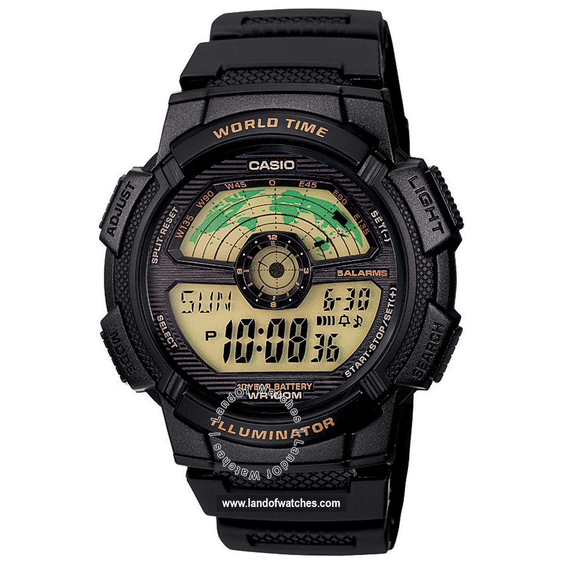 Buy Men's CASIO AE-1100W-1BVDF Watches | Original