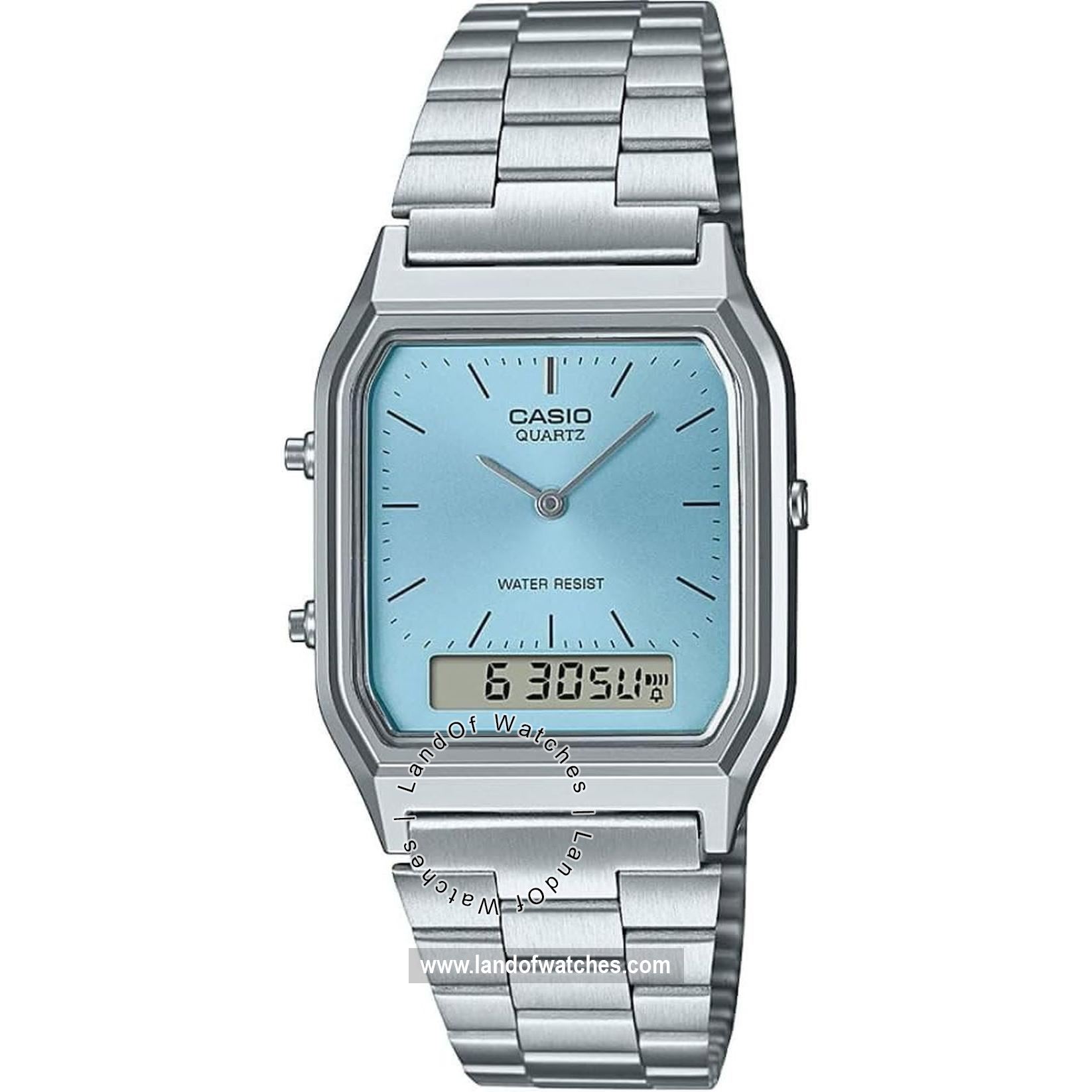 شراء ساعة معصم رجالیه نسائیه کاسیو(CASIO) AQ-230A-2A1MQYDF كلاسيك | | | الأصلي